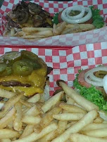 Double Cheeseburger with Jalapenos