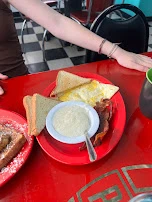 Grits Eggs Bacon Toast
